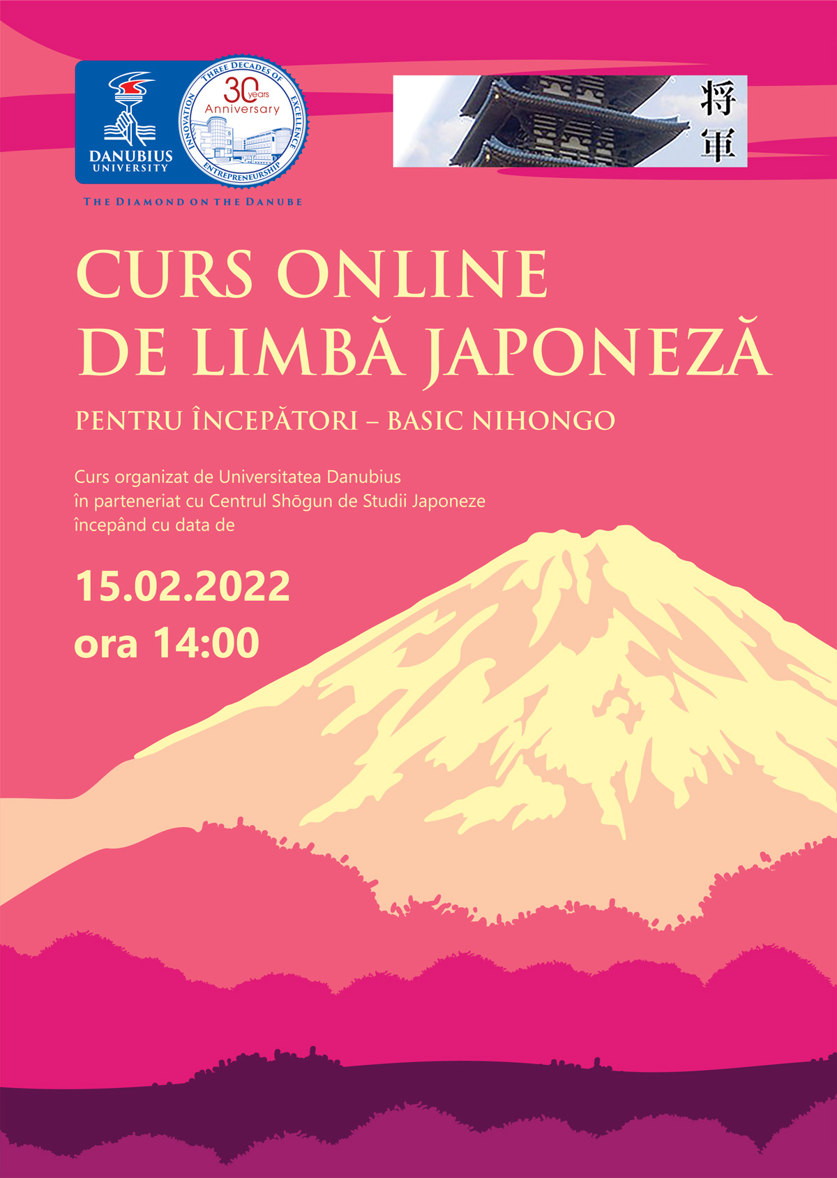 CURS DE LIMBA JAPONEZA LA UNIVERSITATEA DANUBIUS