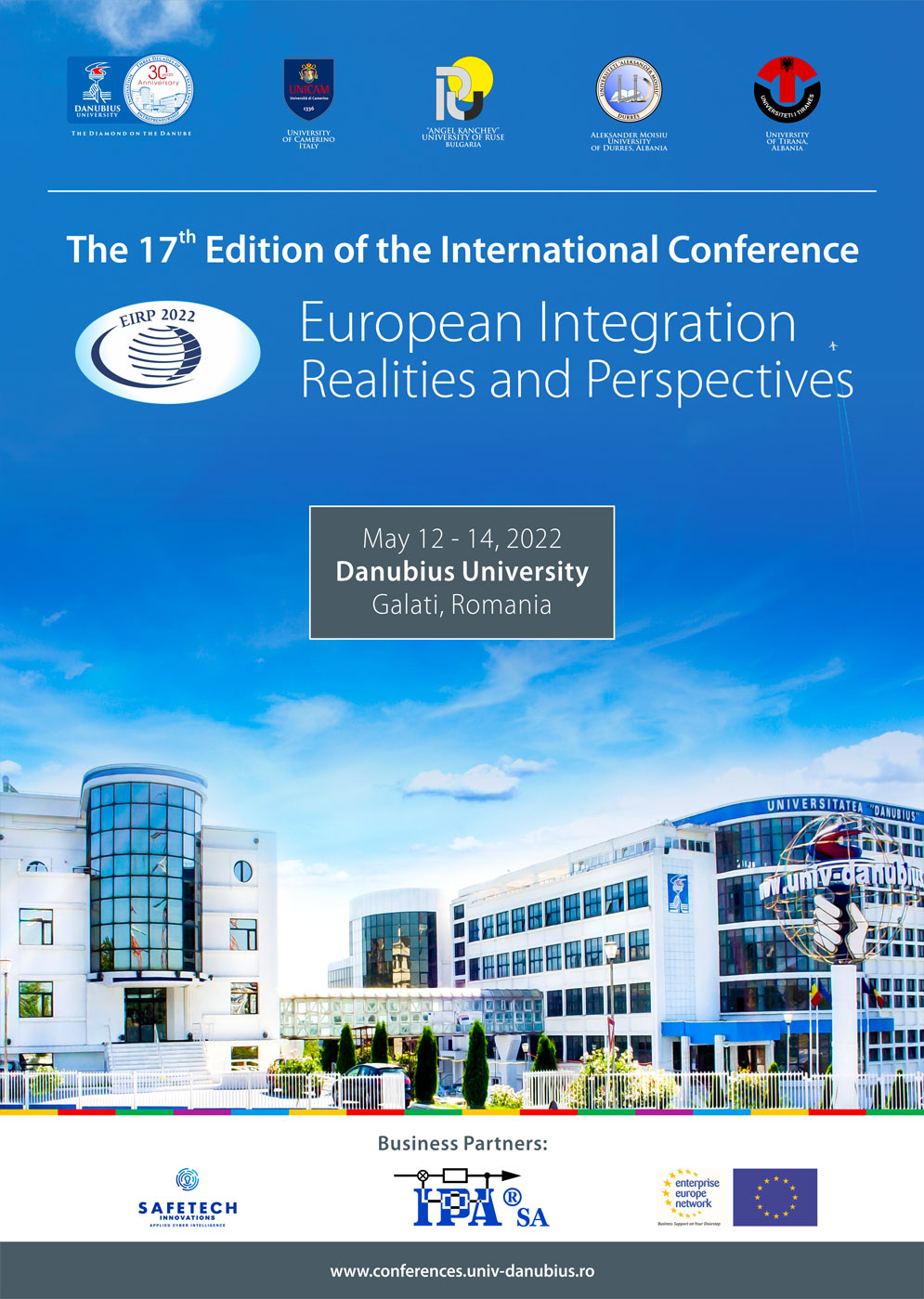 17th International Conference on European Integration - Realities and Perspectives - May 12, 2022 – May 14, 2022