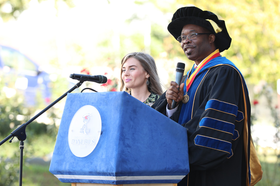 The Message of the Rector of Danubius University Proffesor Steve O. Michael PhD, at the Ceremony for the Opening of the 2022-2023 University Year