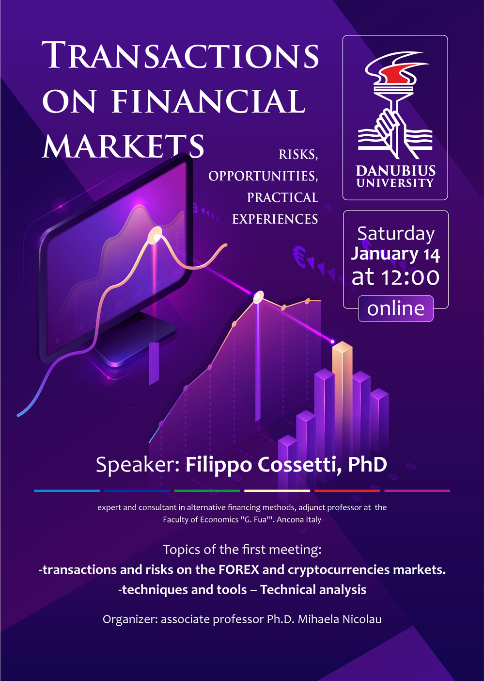 Transactions on financial markets - opportunities, risks, practical experiences