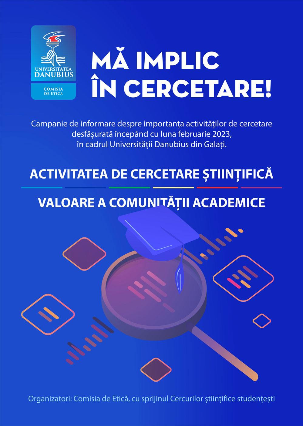,,MĂ IMPLIC ÎN CERCETARE!” - Campanie de informare despre importanta activitatilor de cercetare