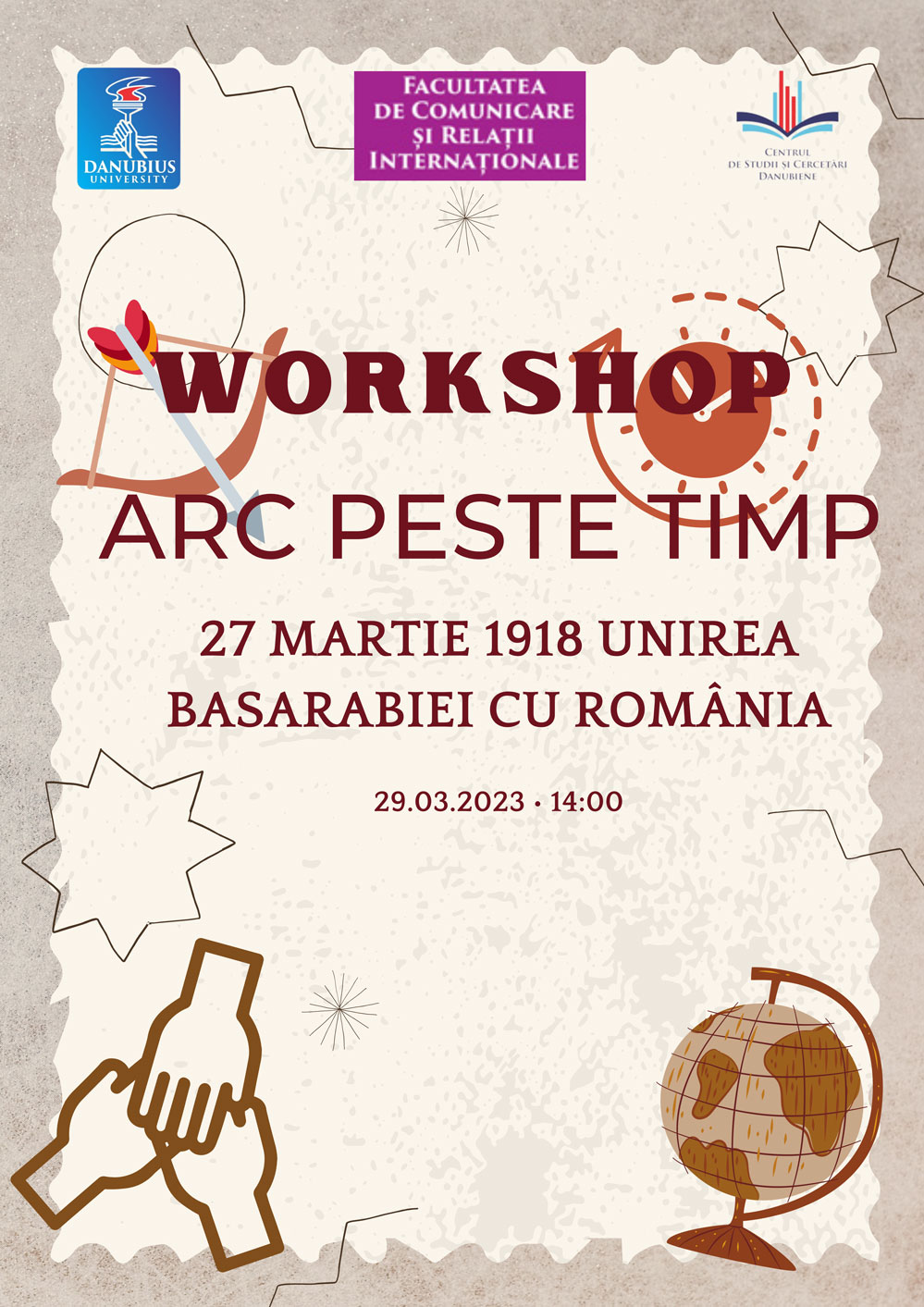 WORKSHOP - ARC PESTE TIMP - 27 MARTIE 1918 UNIREA BASARABIEI CU ROMÂNIA