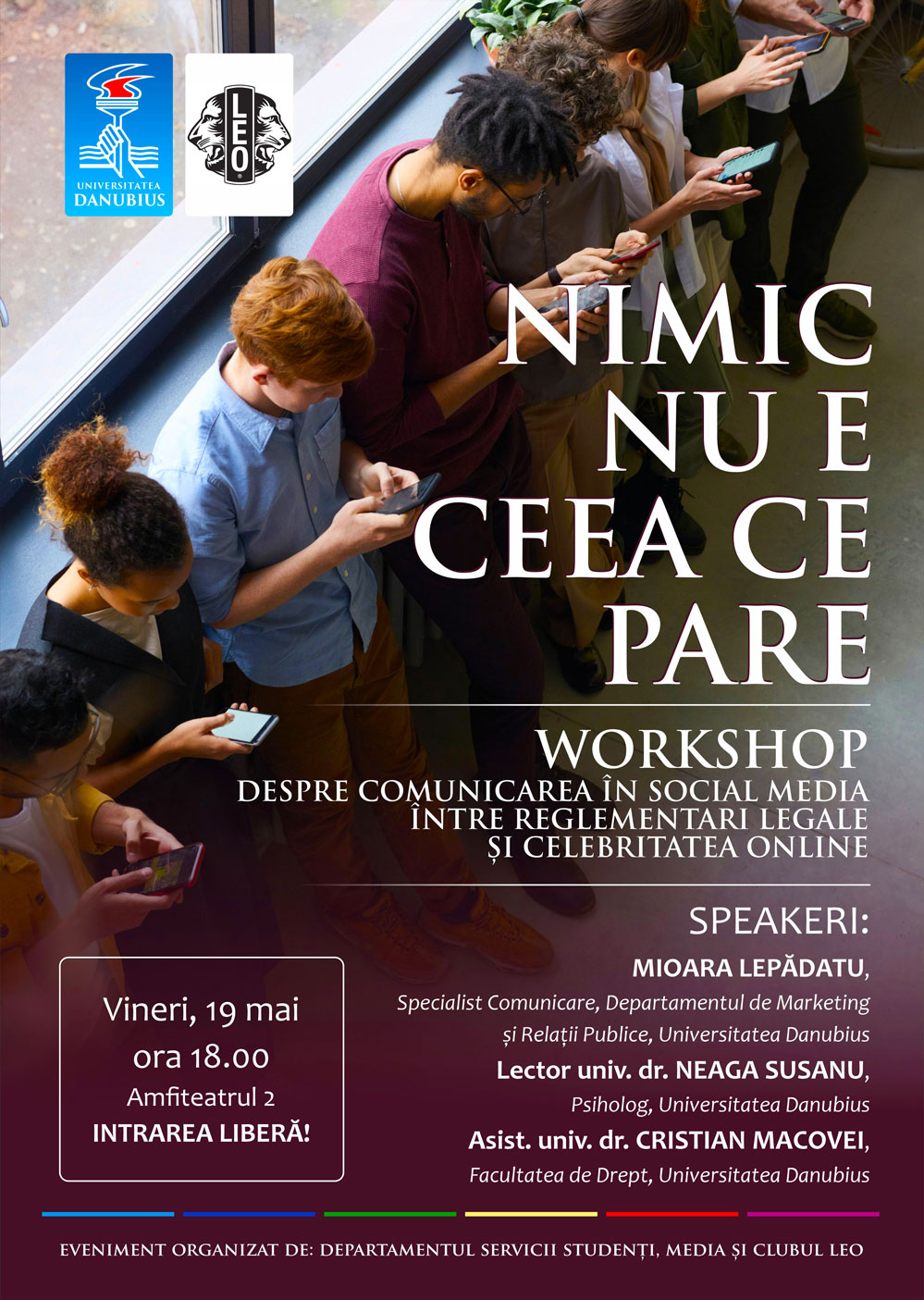 WORKSHOP PENTRU ELEVI „NIMIC NU E CEEA CE PARE”