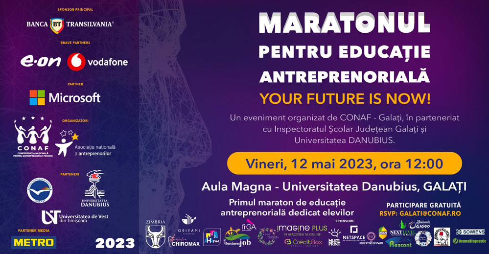 MARATONUL DE EDUCATIE ANTREPRENORIALA