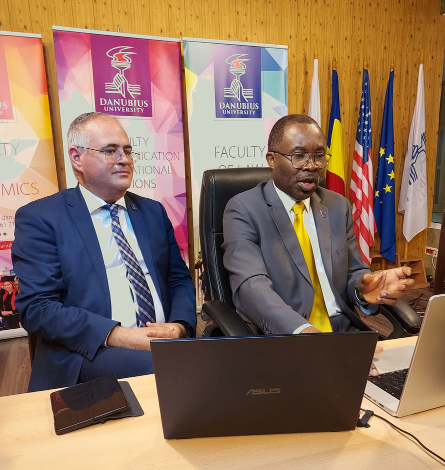UDG Rector, Prof. Steve O. Michael, present at the DC NEWS Conference "Higher Education in Romania, facing new challenges"