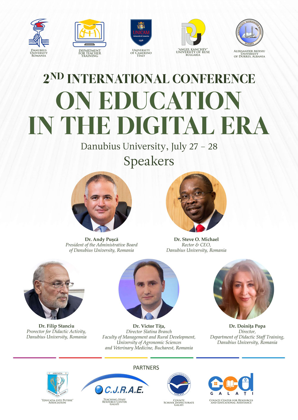 INTERNATIONAL CONFERENCE ON EDUCATION IN THE DIGITAL ERA - SECOND EDITION  