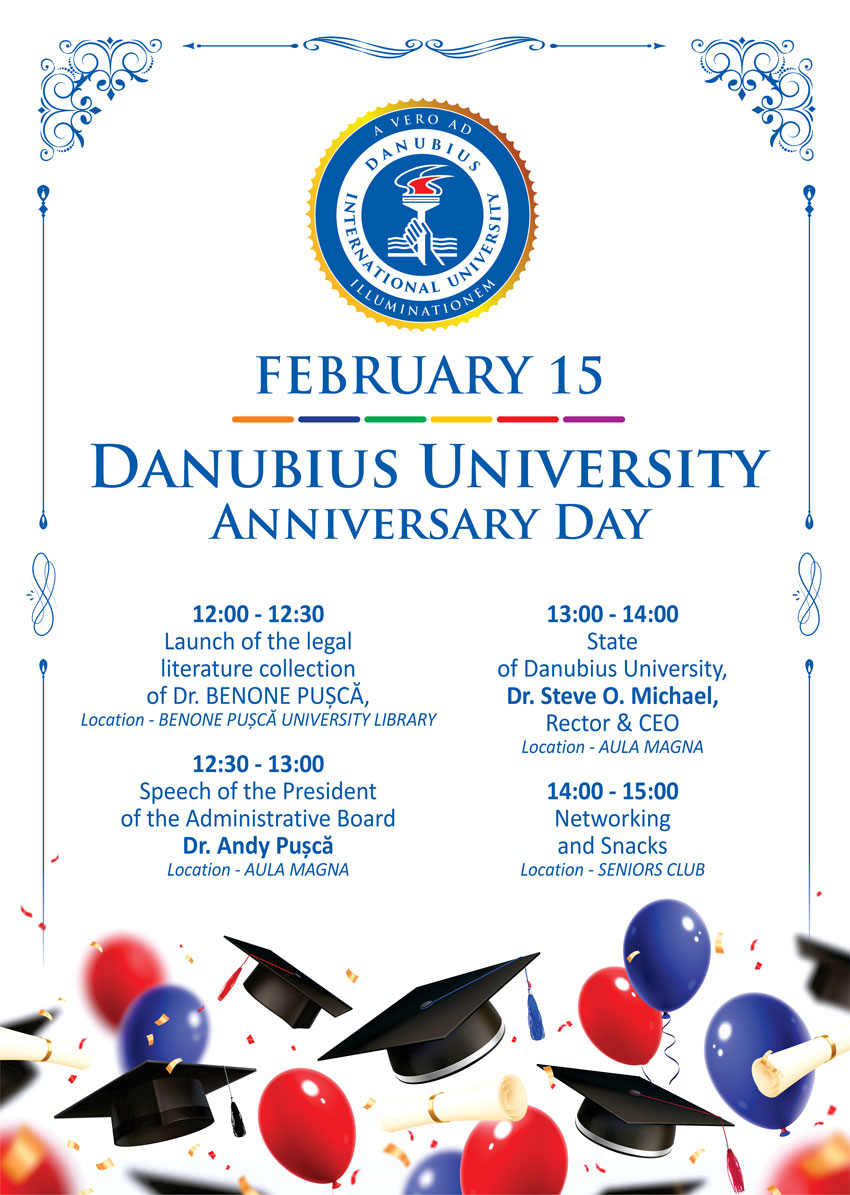 FEBRUARY 15 - DANUBIUS UNIVERSITY ANNIVERSARY DAY