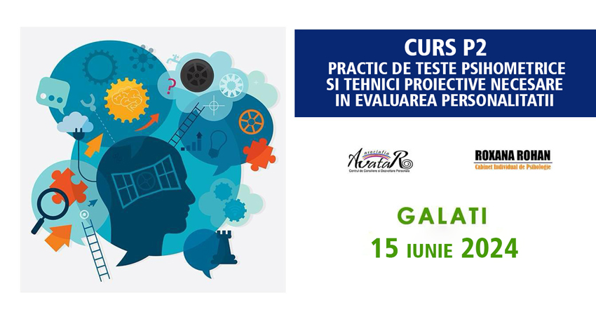 TESTE PSIHOMETRICE ȘI TEHNICI PROIECTIVE NECESARE ÎN EVALUAREA PERSONALITĂȚII – CURS P2 – PRACTIC