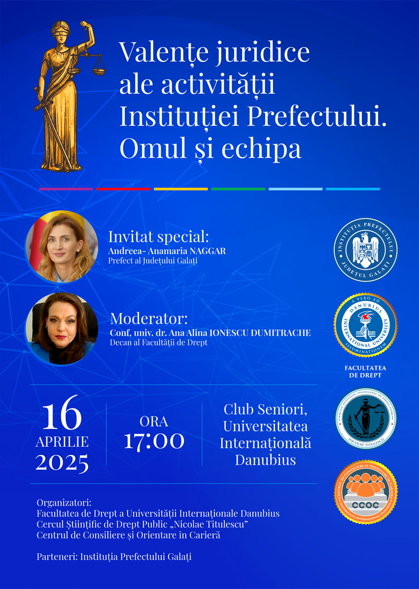 Masa rotundă cu tema: Valențe  juridice ale activității Instituției Prefectului. Omul și echipa