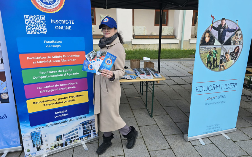 Târgul de Viitor 2025 la Muzeul Bistrița: Oportunități Educaționale Oferite de Universitatea Internațională Danubius