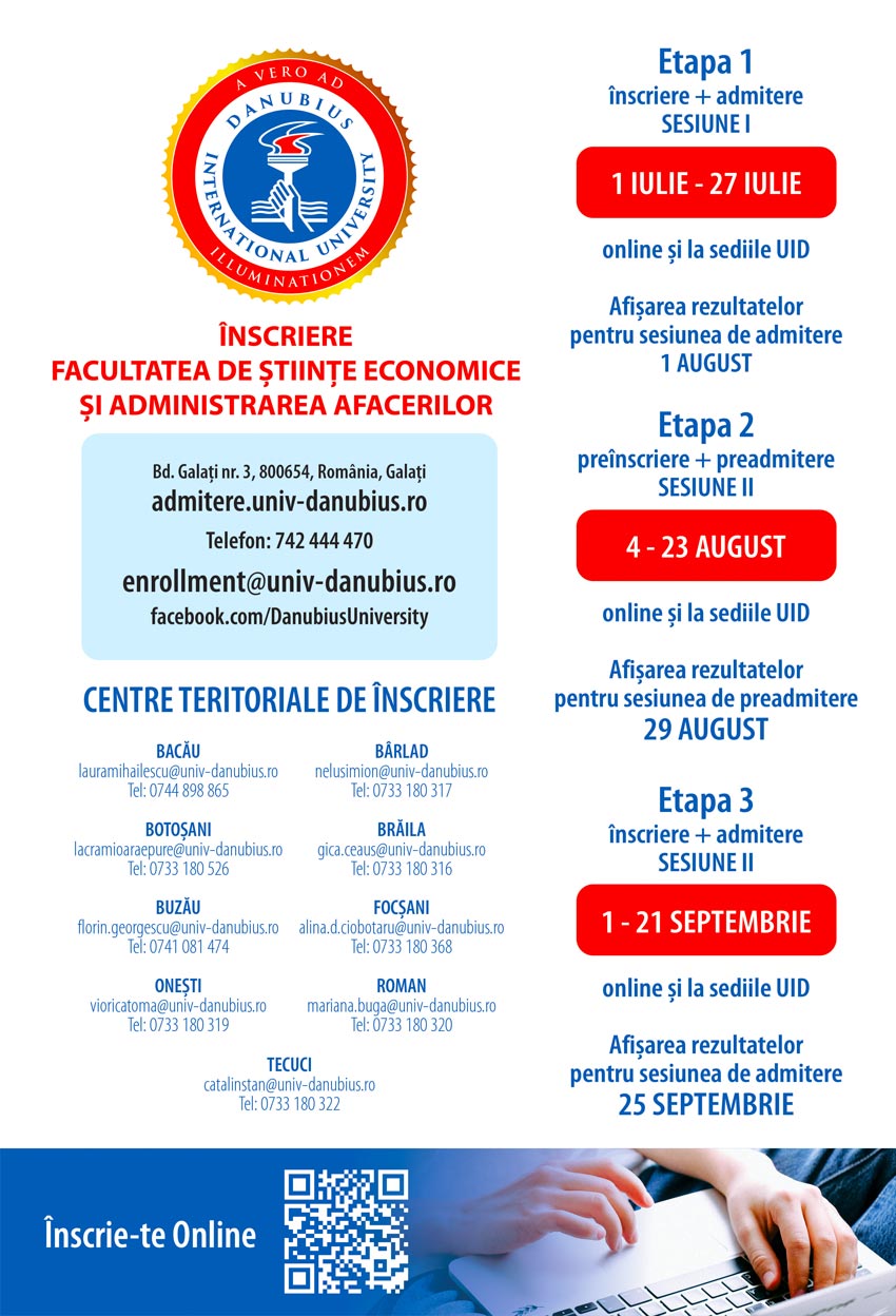 Viitorii economiști, manageri și antreprenori se formează la UID!