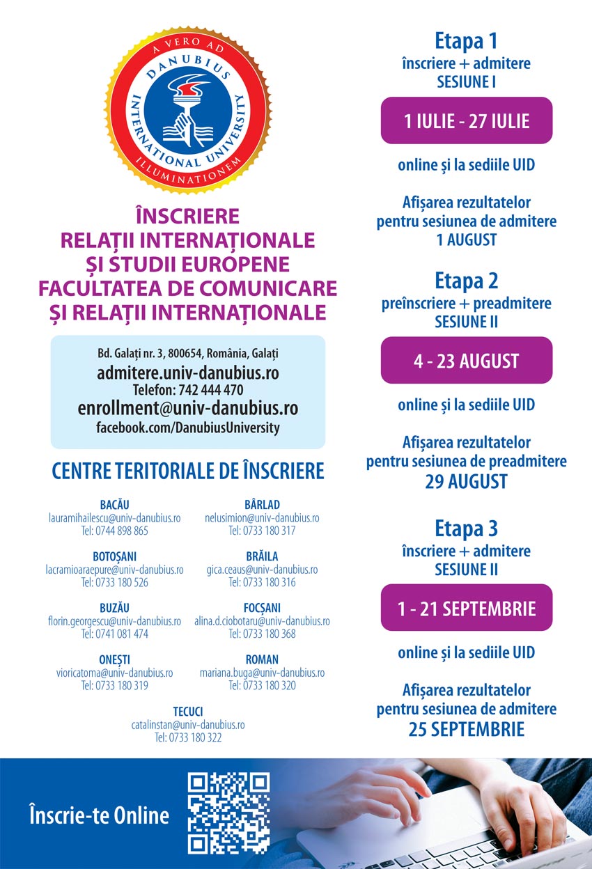 Relații Internaționale și Studii Europene la UID – Un Pas Hotărât spre Diplomație și Leadership Global