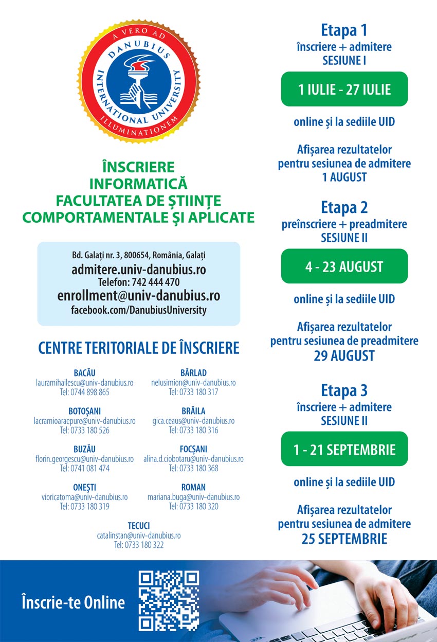 Construiește Lumea Digitală de Mâine – Alege Informatică la Universitatea Internațională Danubius