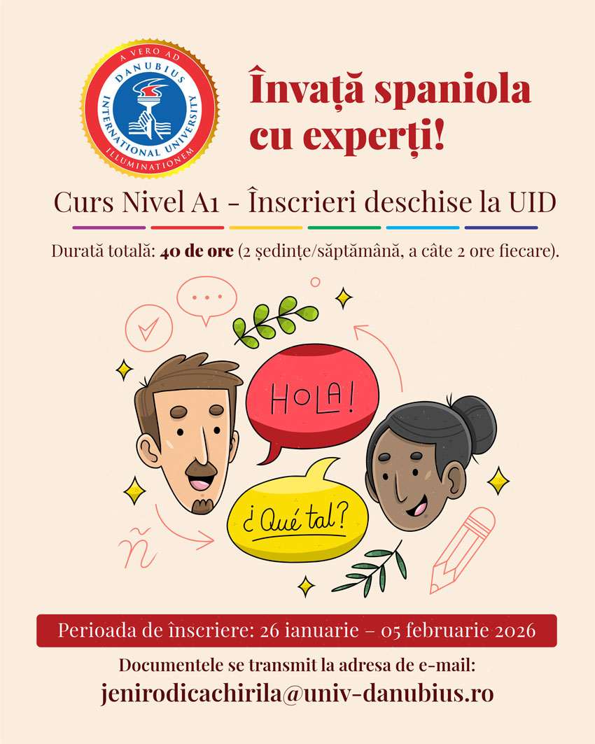 Prelungire termen de înscriere – curs de limba spaniolă nivel A1