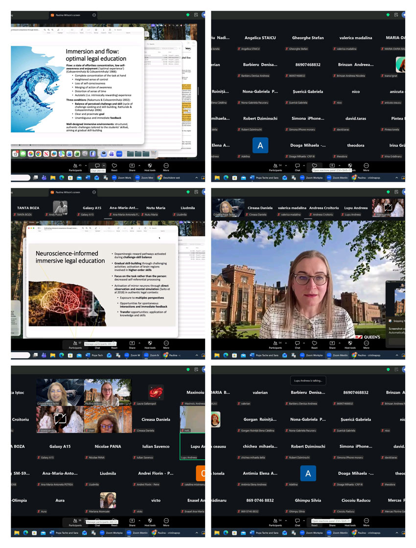 Despre viitorul educației juridice și webinarul susținut de Dr. Paulina E. Wilson
