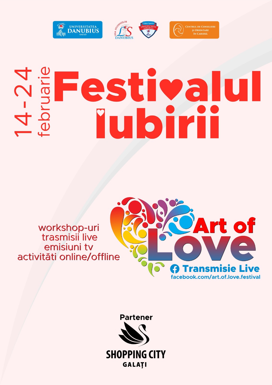 “Danubius” Students’ League and “Danubius” Sports Club Invite You to the “Art of Love” Festival