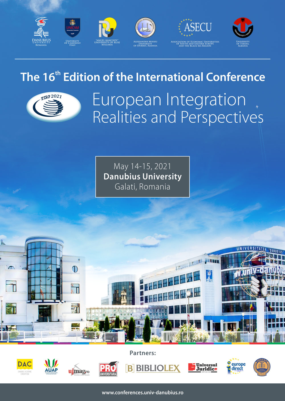 A 16-a Conferință Internațională pe tema Integrării Europene – Realități și Perspective (EIRP)