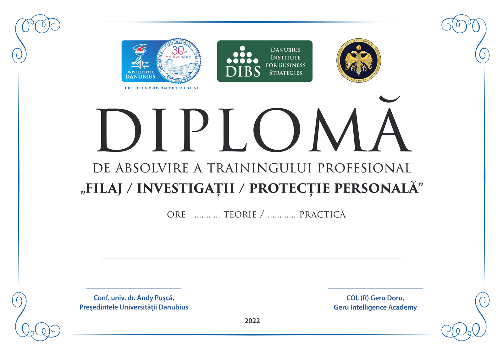 diploma curs filaj